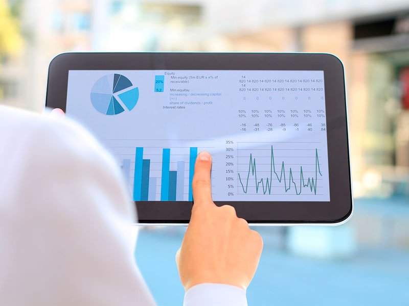 "tableta con analíticos"